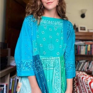 Psychic Outlaw Bandana Dress Classic Sleeve